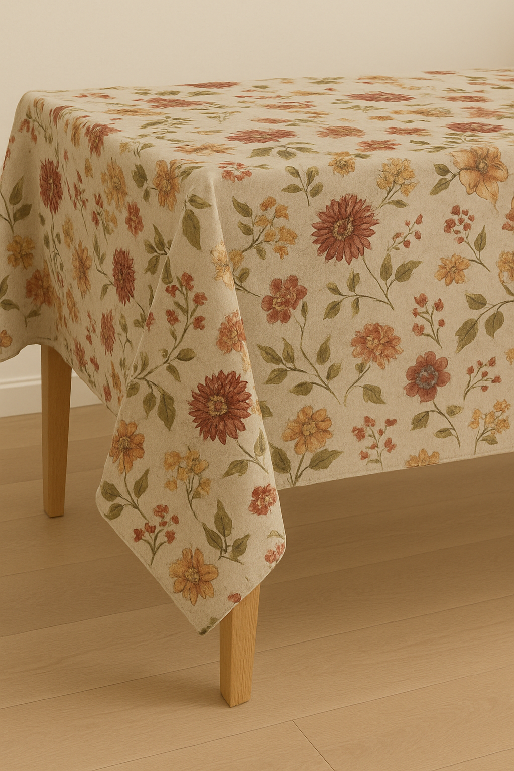 Rustic Floral Tablecloth