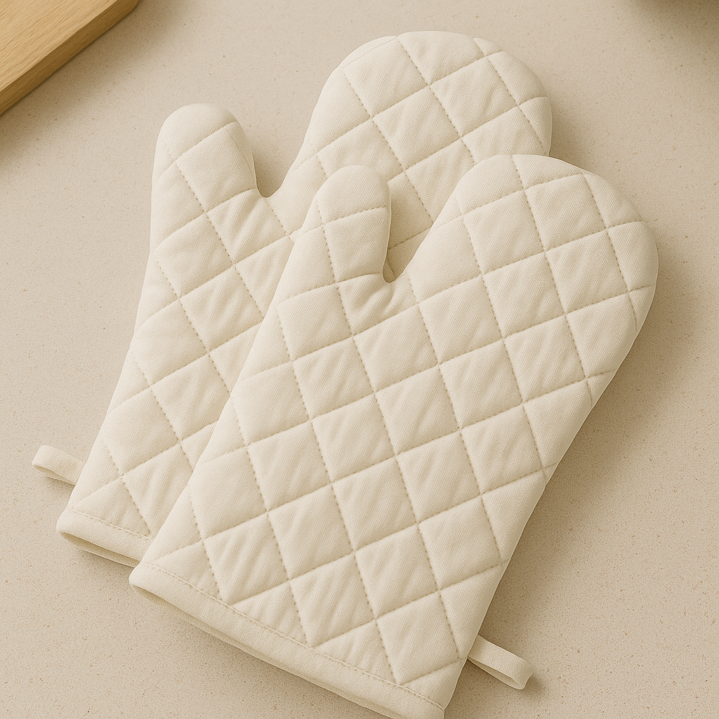 Quilted Oven Mitt Pair