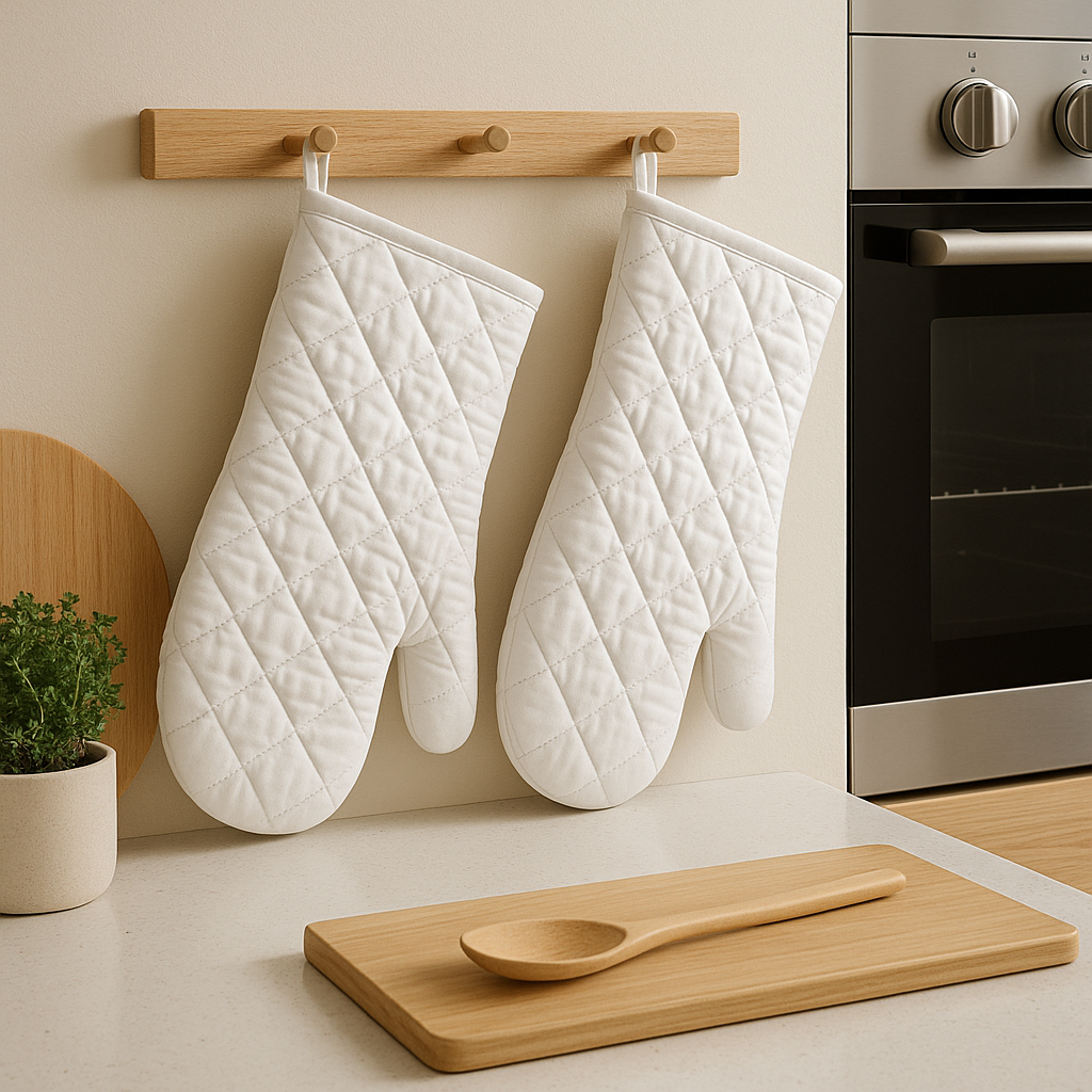 Quilted Oven Mitt Pair
