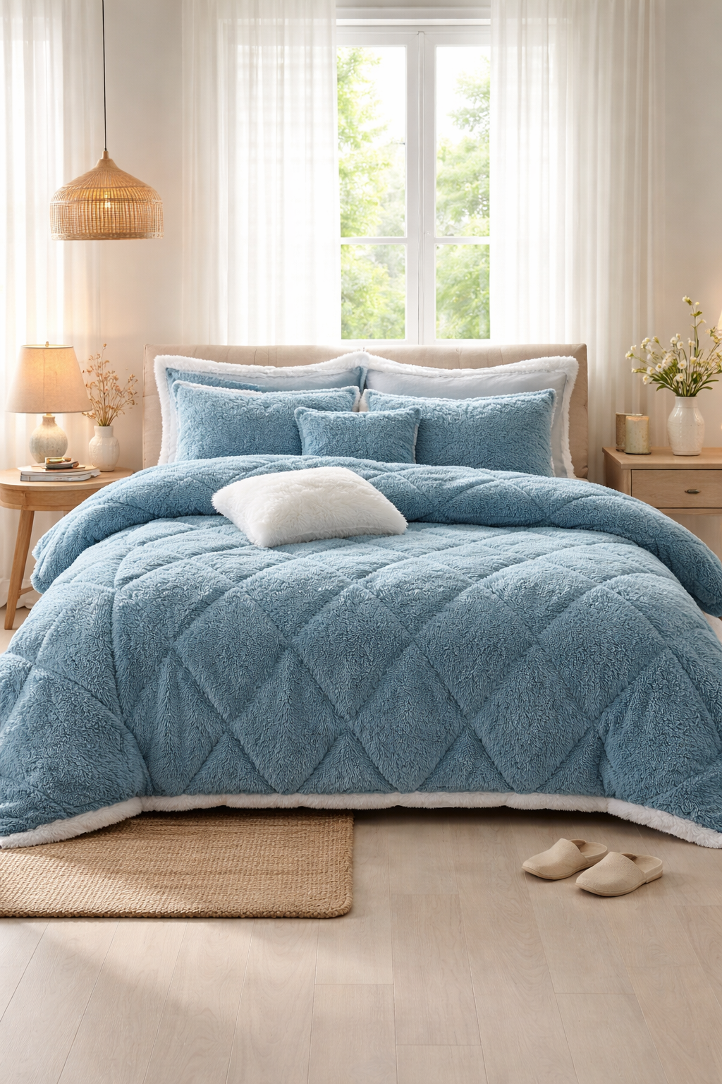 Chenille Comforter Set