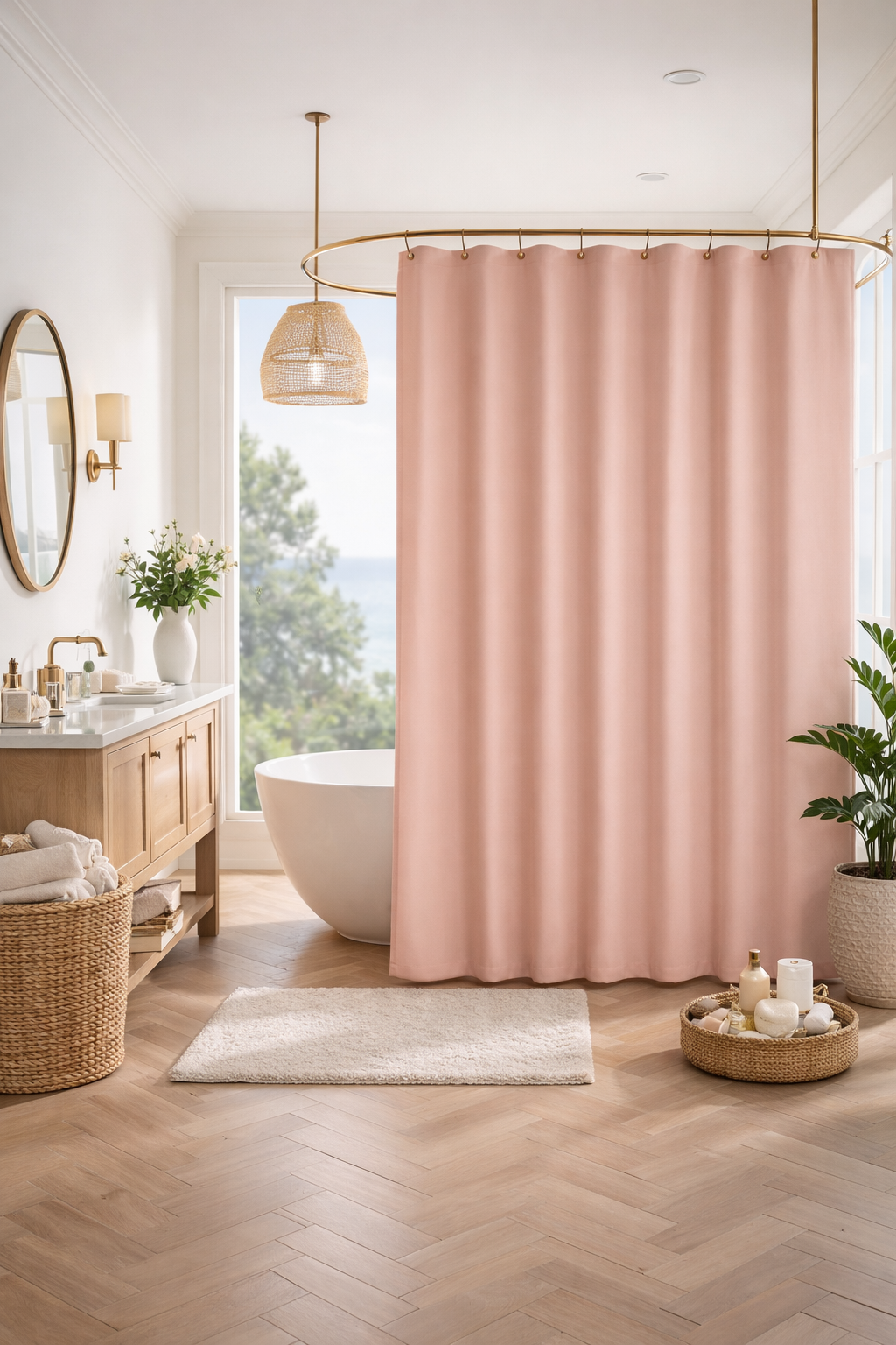 Bathroom curtain